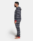 Mens Reindeer Navy Christmas Onesie
