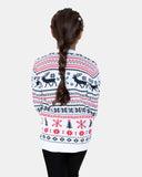 Fairisle Reindeer Cream Kids Xmas Jumper