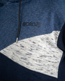 Navy Grey Mens Contrast Jogging Suit