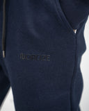 Navy Grey Mens Contrast Jogging Suit