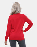 Women Gingle Red Christmas Jumper