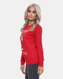 Women Gingle Red Christmas Jumper