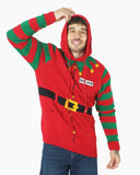 Mens Elf Hoho Red C-Jumper
