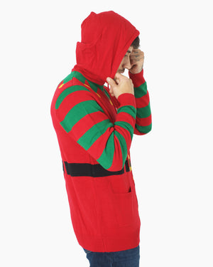 Mens Elf Hoho Red C-Jumper