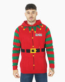 Mens Elf Hoho Red C-Jumper