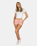 Baby Pink Womens Cotton Shorts