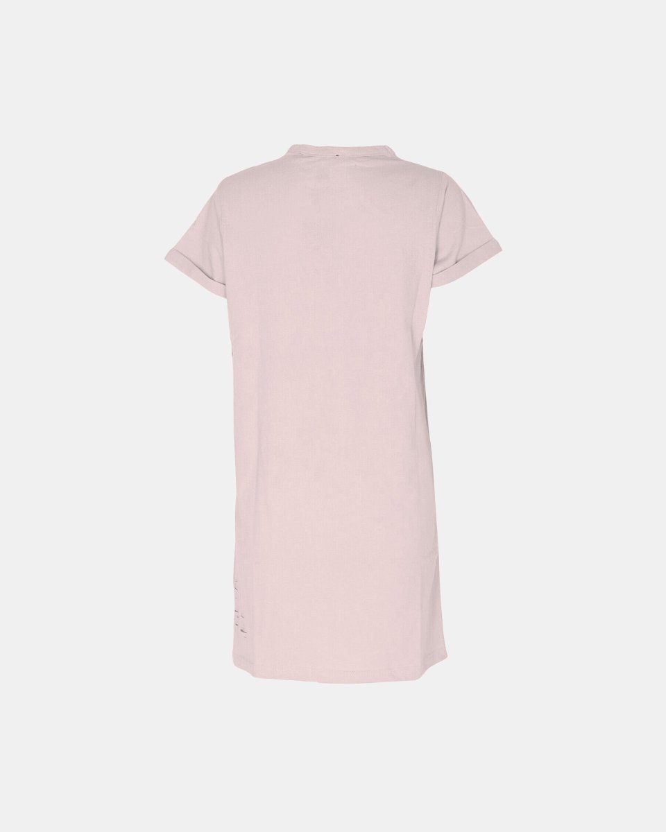 Baby Pink Women's Plain Long T-shirt