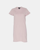 Baby Pink Women's Plain Long T-shirt