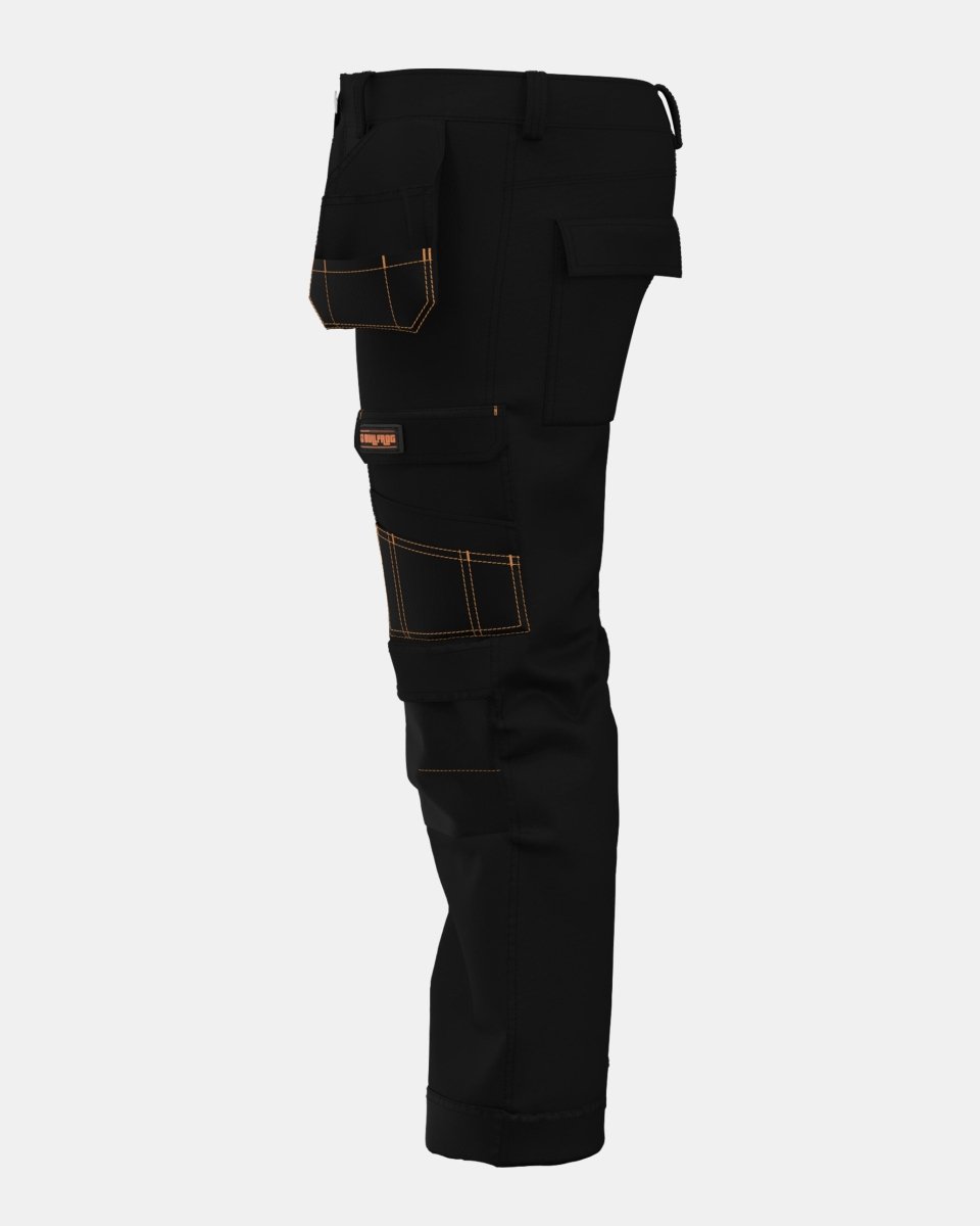 Black Heavy - Duty Cargo Work Trouser