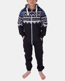 Black Kids Aztec Hooded Onesie