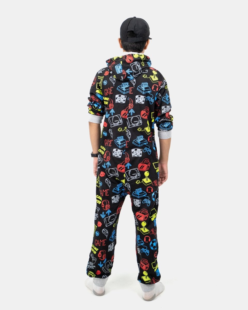 Black Kids Gaming Onesie