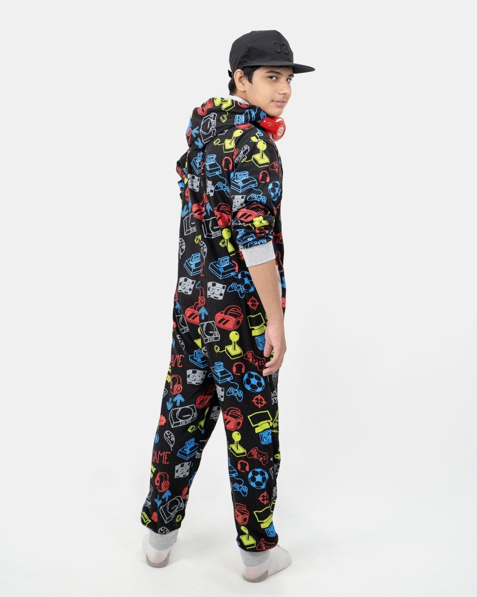 Black Kids Gaming Onesie
