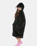 Black Kids Sherpa Lining Hoodie