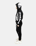 Black Kids Skeleton Printed Tracksuit