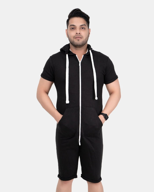 Black Men One - Piece Jumpsuit