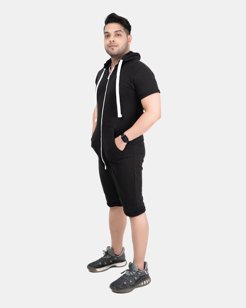 Black Men One - Piece Jumpsuit