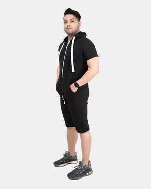 Black Men One - Piece Jumpsuit