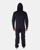 Black Mens Halloween Skeleton Costume