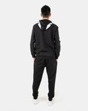 Black Mens Skeleton Printed Tracksuit