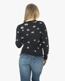 Black Pub Novelty Womens Xmas Jumper