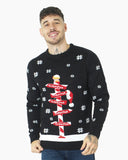 Black Pub Novelty Xmas Jumper