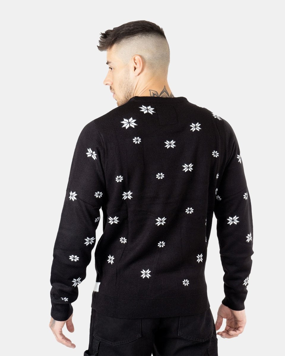 Black Pub Reindeer Novelty Jumpers