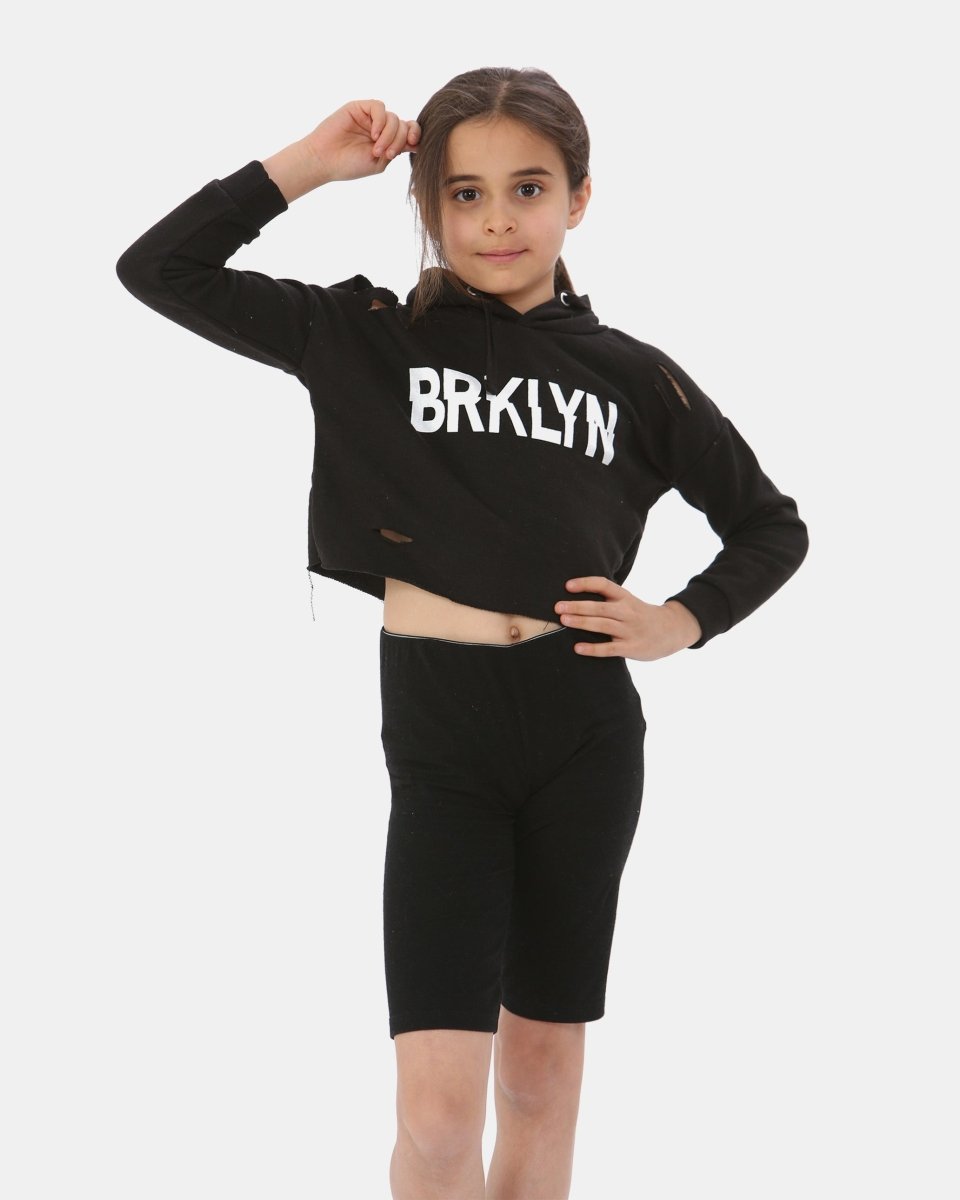 Black Pullover BRKLYN Hoodie