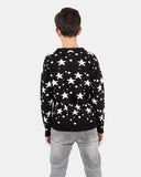 Black Roarsome Kids Christmas T - Rex Jumper