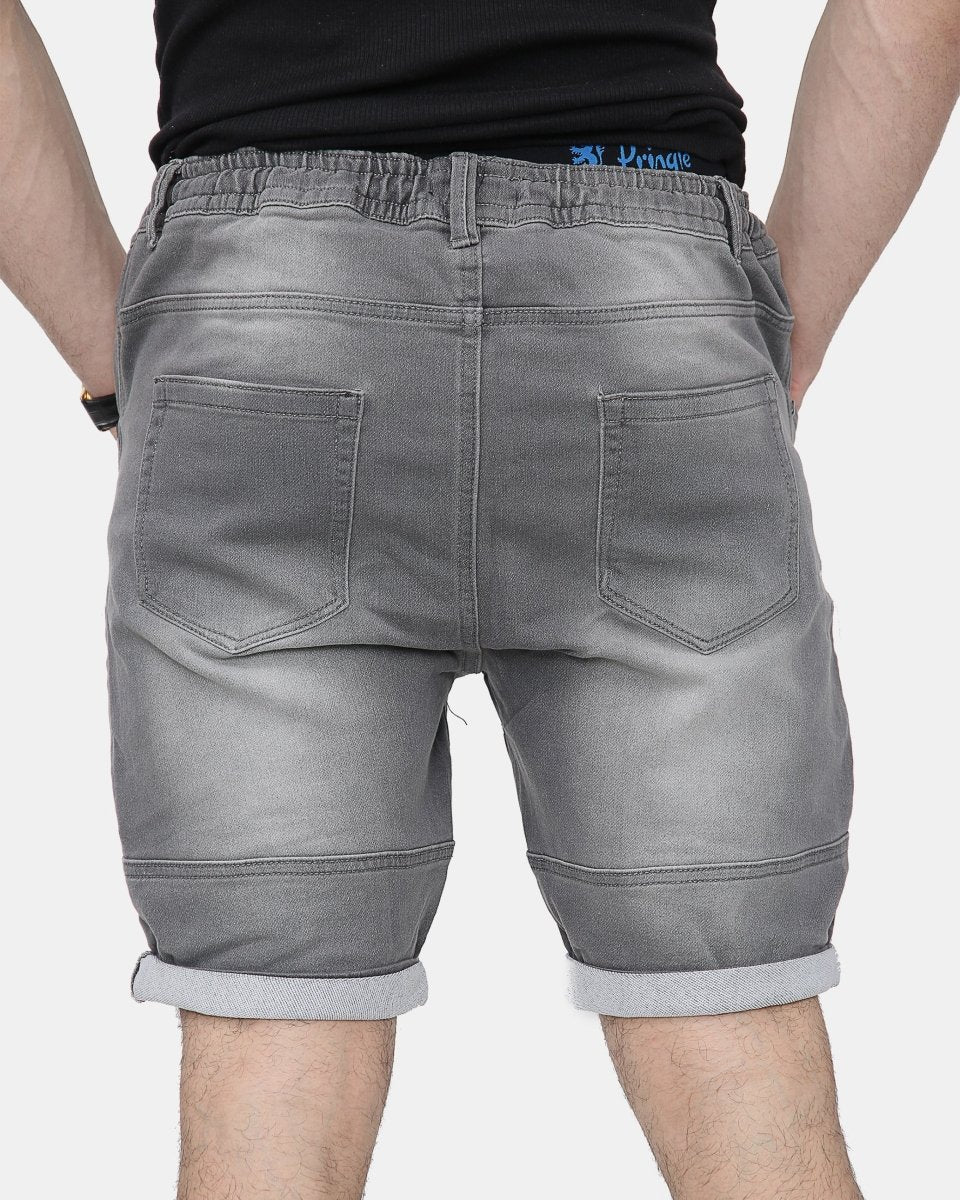 Black Shorts With Drawstring (Multi - Pockets)