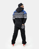 Black Stylish Aztec Mens Onesie