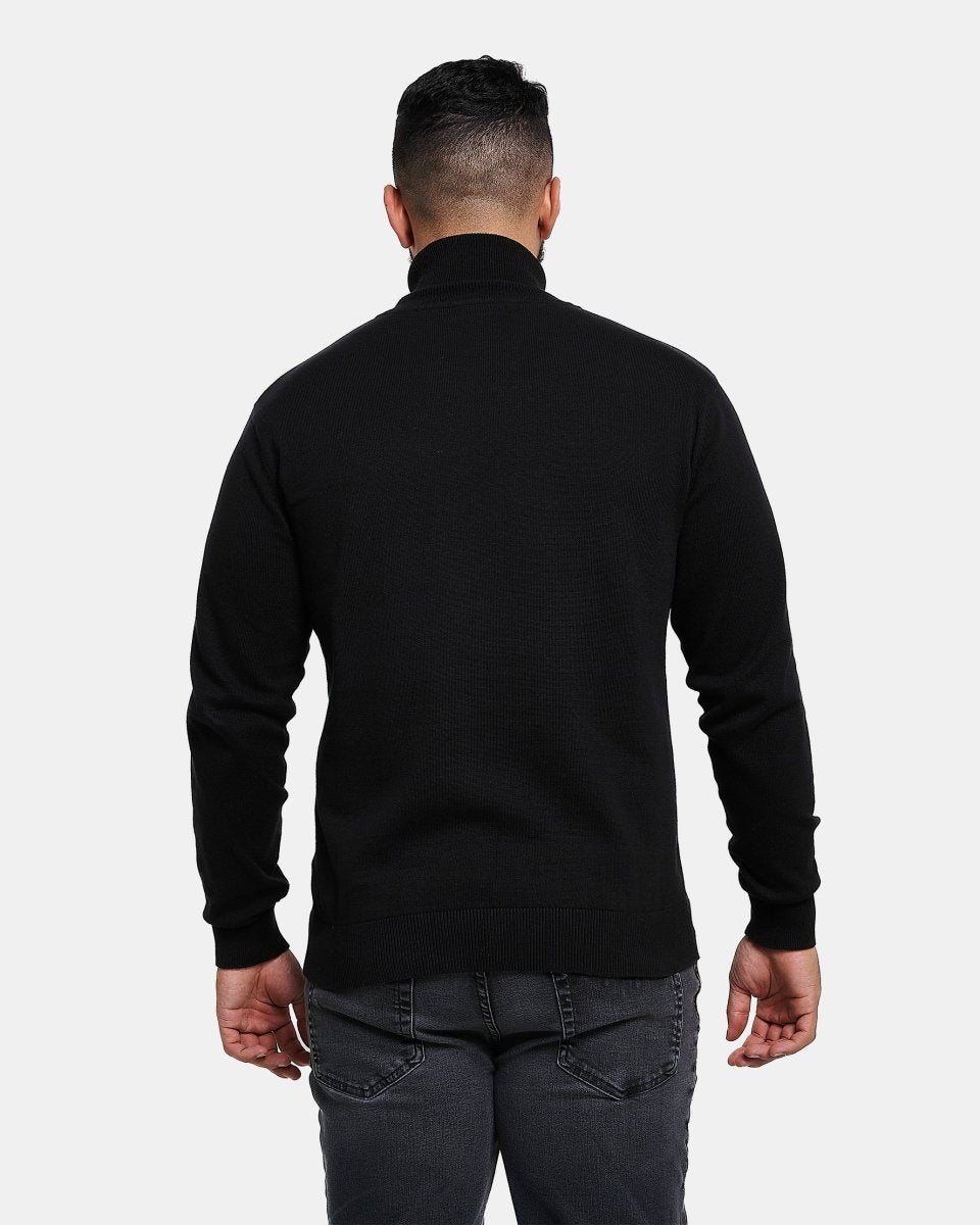 Black Turtleneck Long Sleeve Jumper