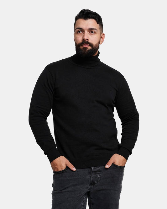 Black Turtleneck Long Sleeve Jumper