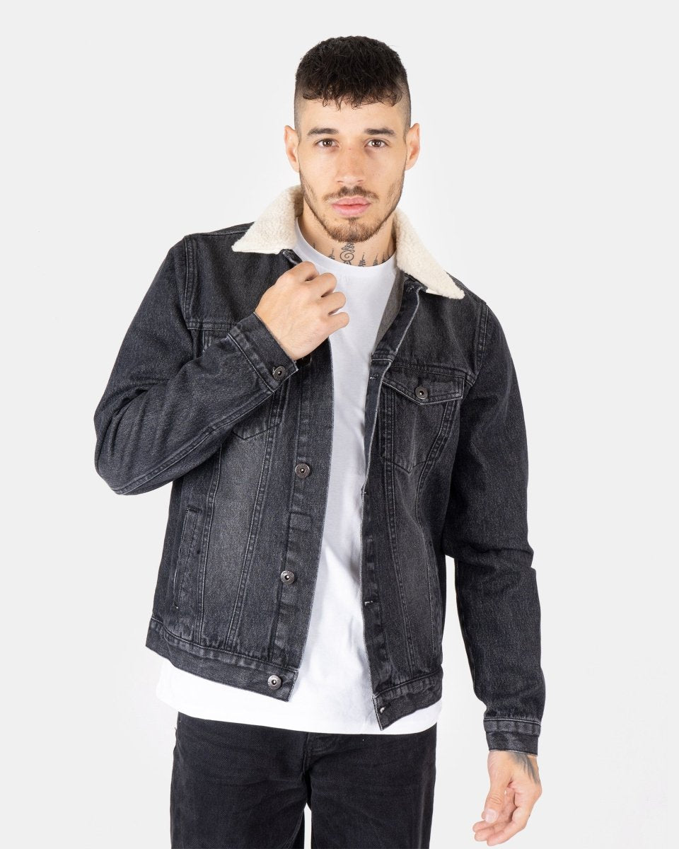 Black Western Style Denim Jacket
