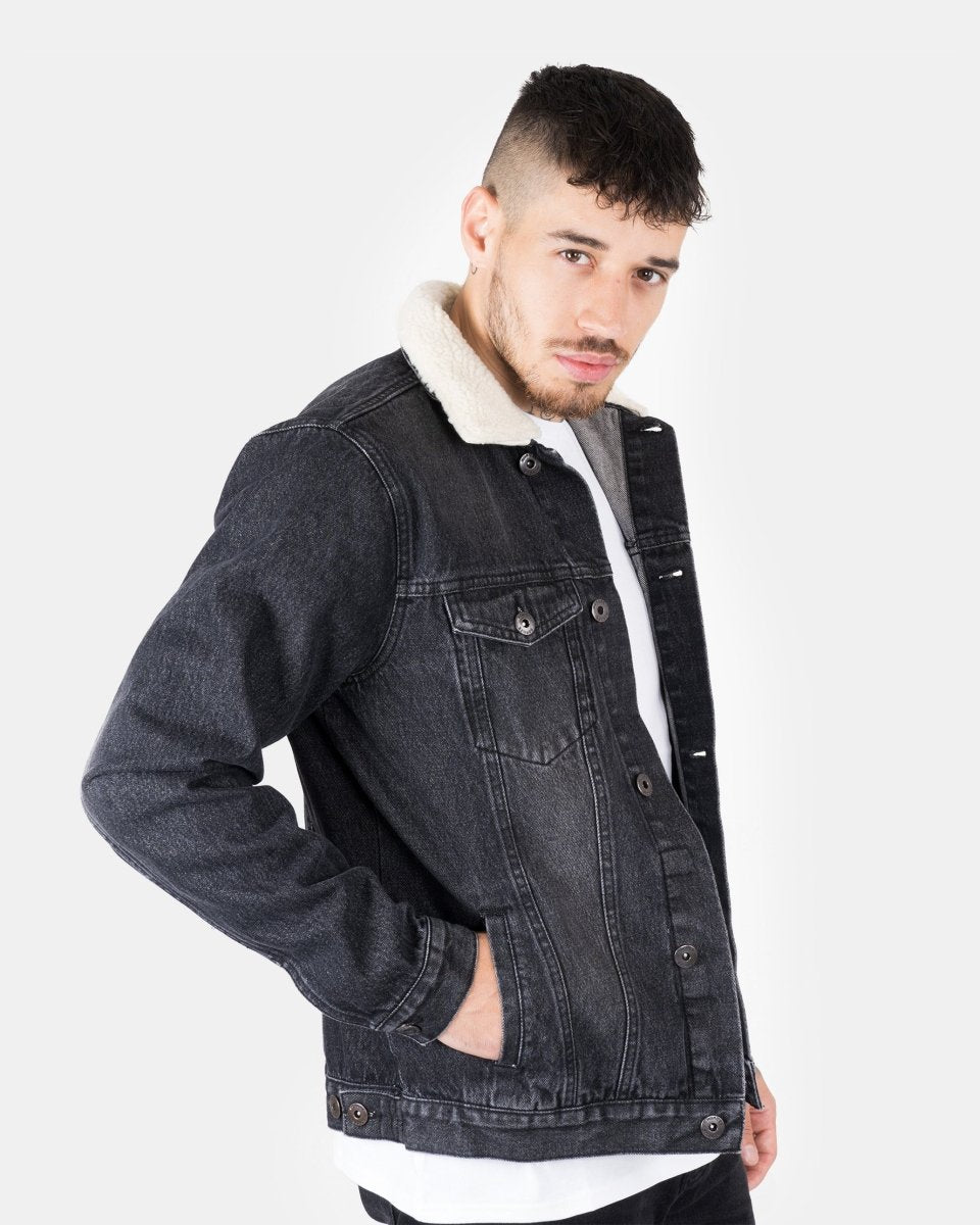 Black Western Style Denim Jacket