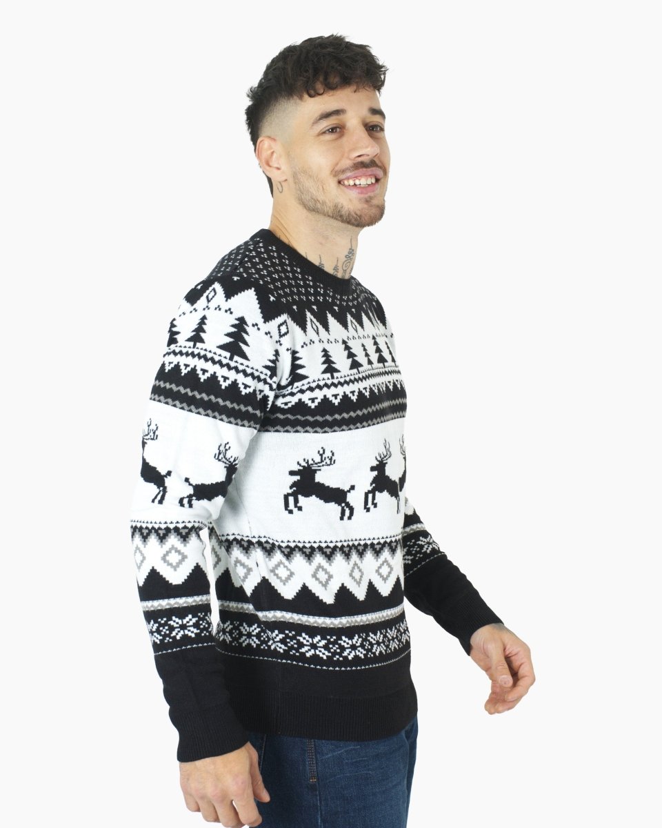 Black Xmas Tree Crewneck Sweatshirt