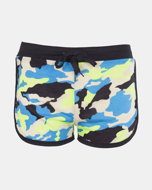 Blue Camouflage Summer Shorts