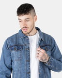 Blue Classic Washed Denim Jacket