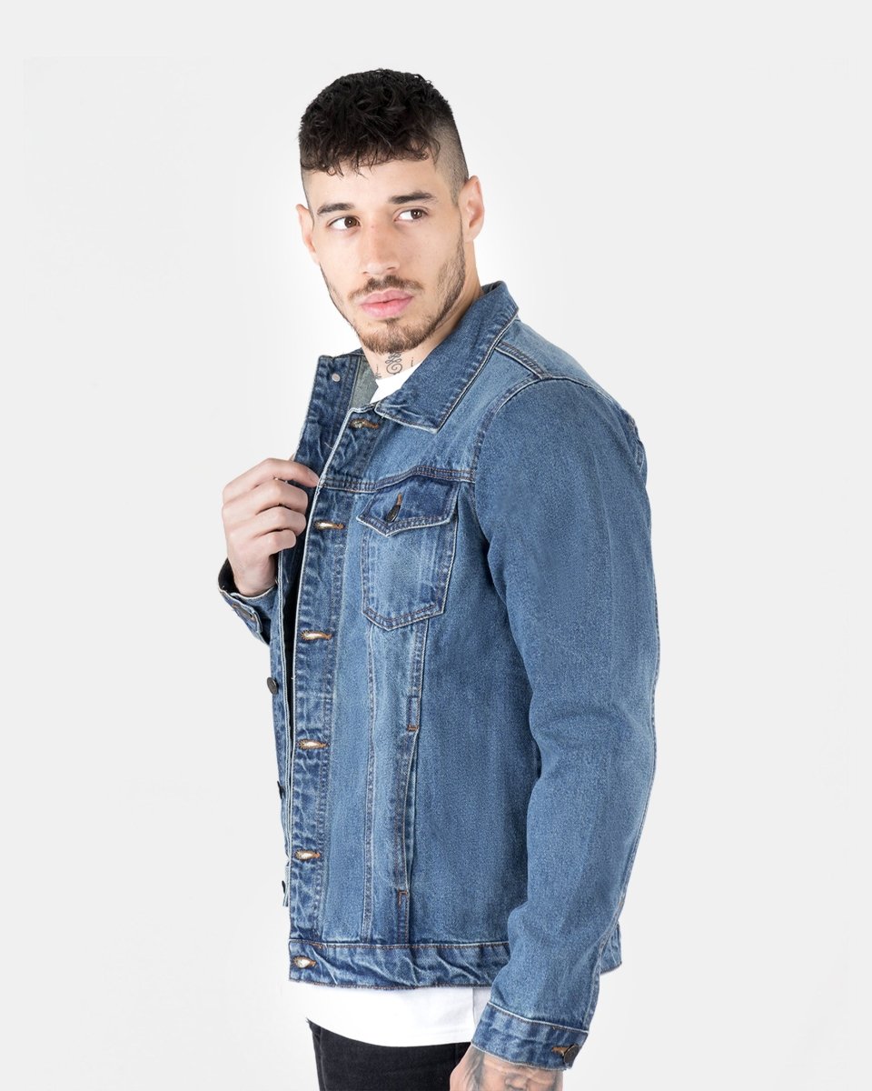 Blue Classic Washed Denim Jacket