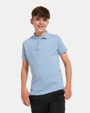 Blue Kids Plain Polo Shirt