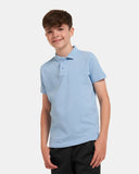 Blue Kids Plain Polo Shirt