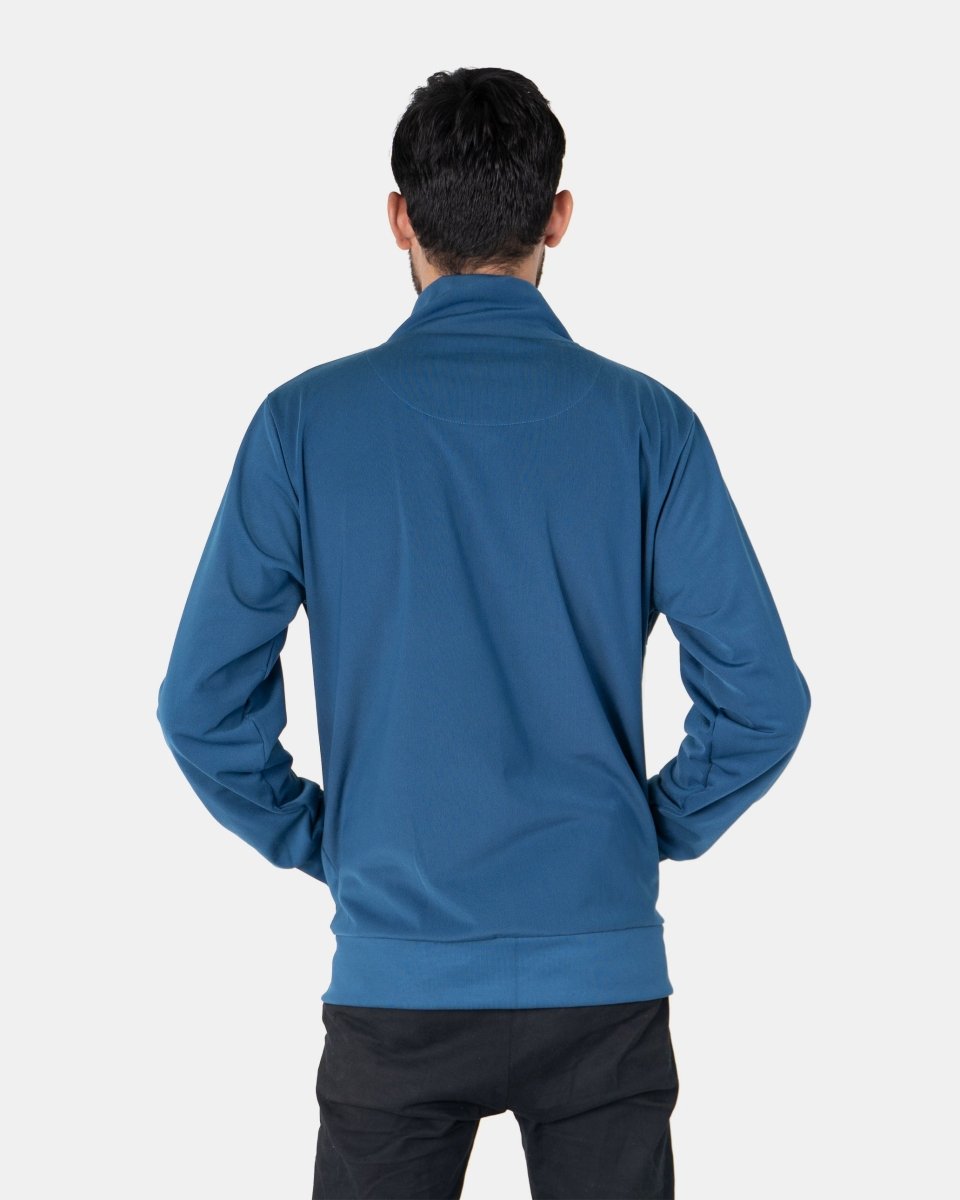 Blue Lightweight Casual Track Jacket