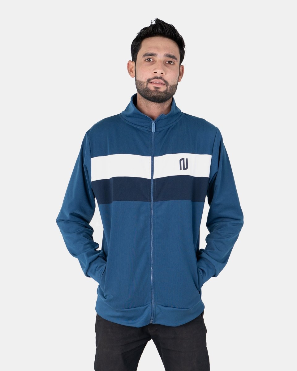 Blue Lightweight Casual Track Jacket