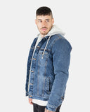 Blue Trucker Denim Long Sleeve Jacket