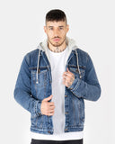 Blue Trucker Denim Long Sleeve Jacket