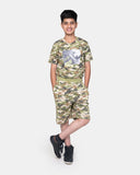 Boys Aop Shark Print T-Shirt