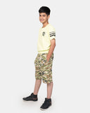 Boys Lime Green Shark Print T-Shirt