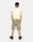 Boys Lime Green Shark Print T-Shirt