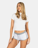 Brklyn - White Camouflage Summer Shorts