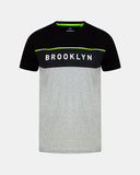 Brooklyn Print Black Men's T-Shirt