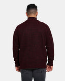 Burgundy Cardigan Full Zip Up Jumper
